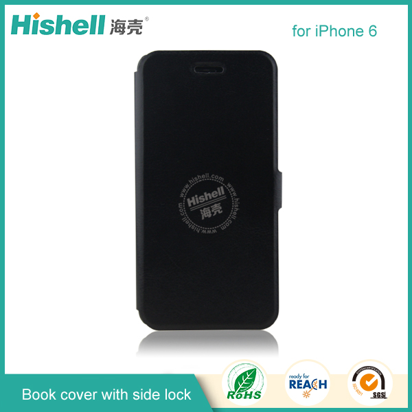 Wholesale Flip PU Leather Case With Side lock for iPhone 6