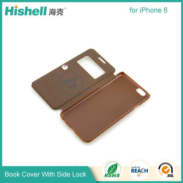 Wholesale Flip PU Leather Case With Invisible Magnet for iPhone 6