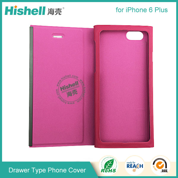 The Drawer Type PU Leather Cell Phone Case for iPhone 6 plus