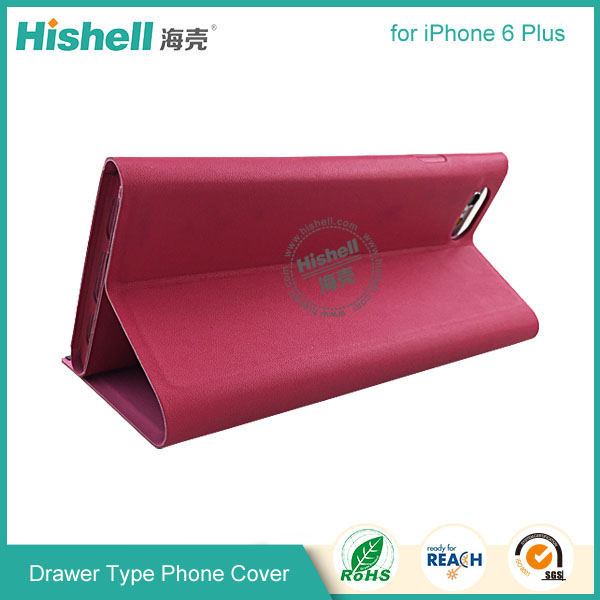 The Drawer Type PU Leather Cell Phone Case for iPhone 6 plus