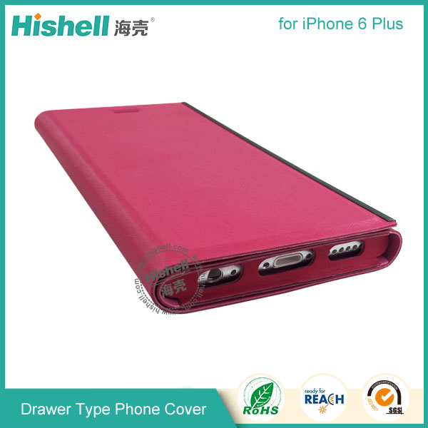The Drawer Type PU Leather Cell Phone Case for iPhone 6 plus