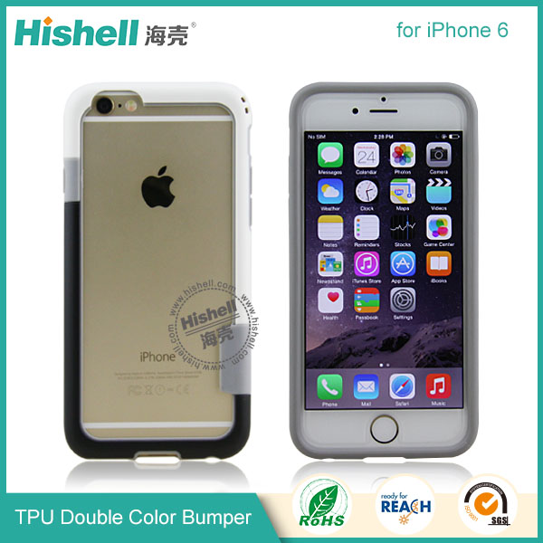 New arrvial TPU Double Color Bumper for iPhone 6