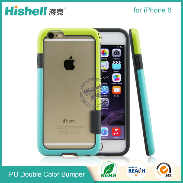 New arrvial TPU Double Color Bumper for iPhone 6