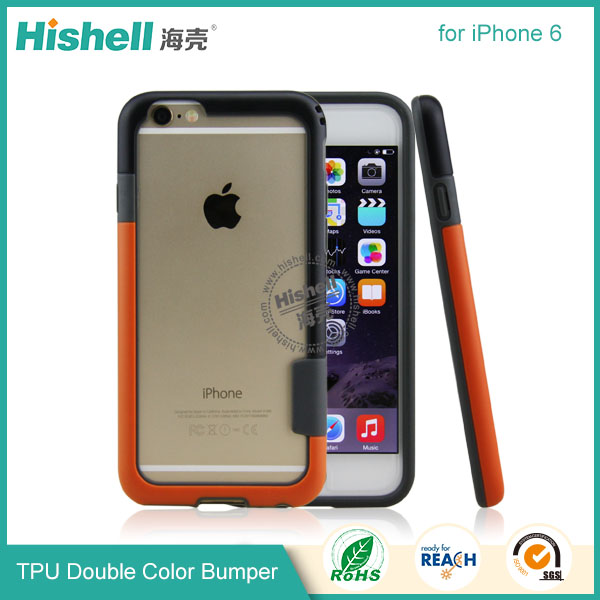 New arrvial TPU Double Color Bumper for iPhone 6