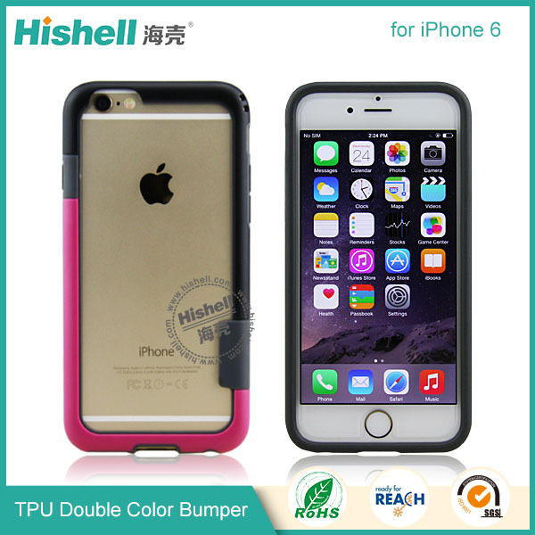 New arrvial TPU Double Color Bumper for iPhone 6