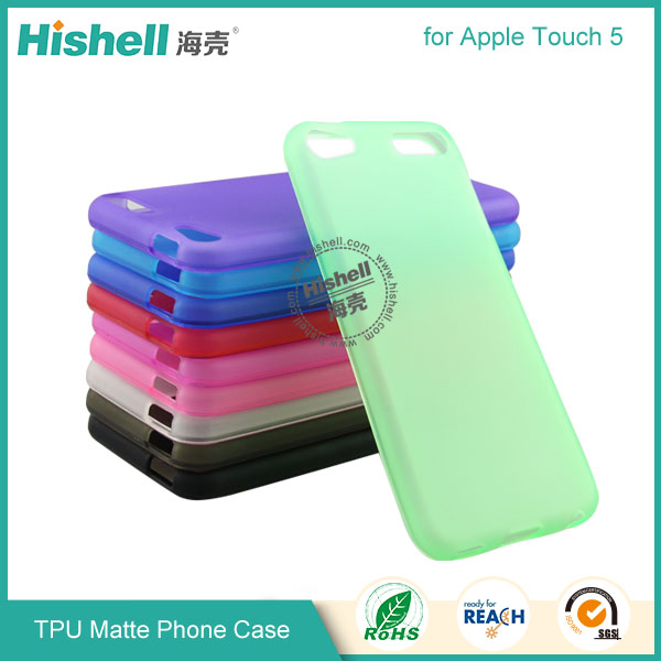TPU Matte Finish Phone Case for iPod Touch 5