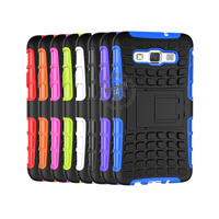 Hybrid PC and TPU Mobile Phone Case with Stand Function for Samsung A5