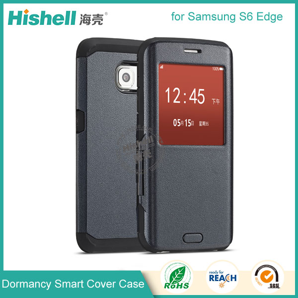 Fashionable Dormancy Smart Cover for Samsung S6 Edge