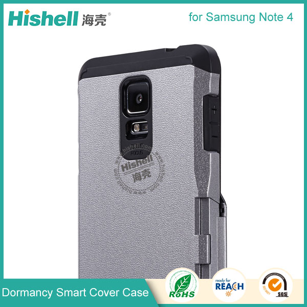 Fashionable Dormancy Smart Cover for Samsung Note 4