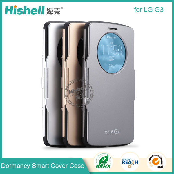 Fashionable Dormancy Smart Cover for LG G3