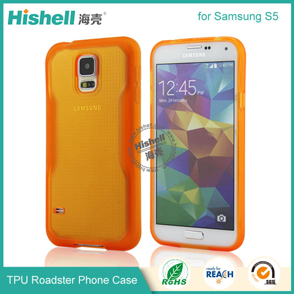 Wholesale Soft TPU Roadster Case Mobile Phone Protector for Samsung S5