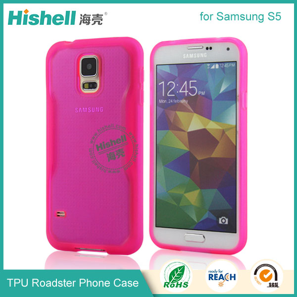Wholesale Soft TPU Roadster Case Mobile Phone Protector for Samsung S5