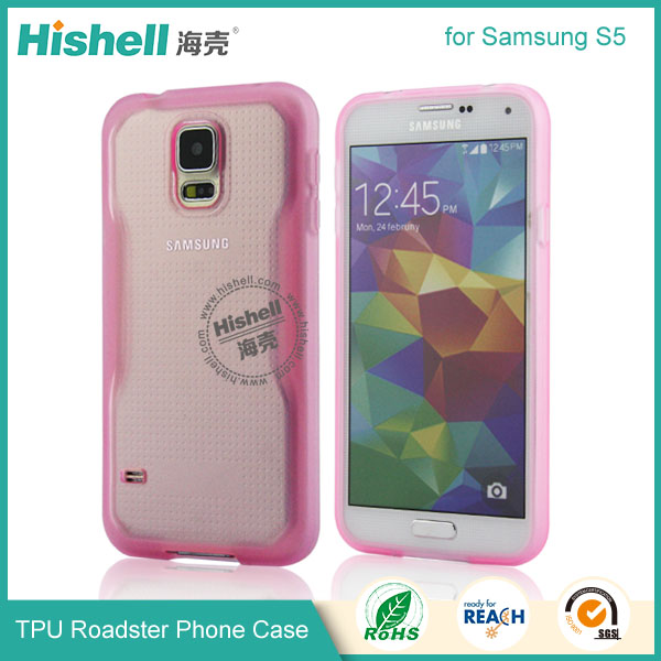 Wholesale Soft TPU Roadster Case Mobile Phone Protector for Samsung S5
