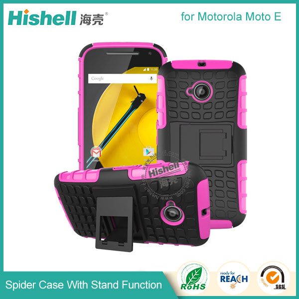 Spider Case With Stand Function for Moto E