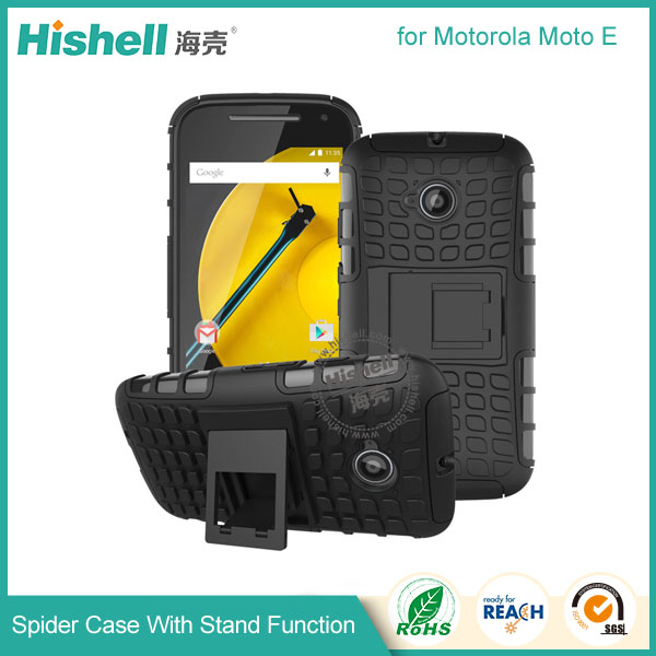 Spider Case With Stand Function for Moto E
