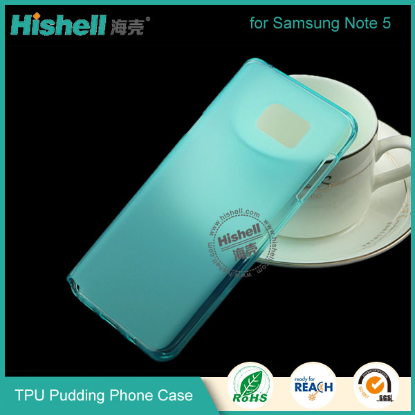 Hot Selling Soft TPU Pudding Phone Case  for Samsung Note 5