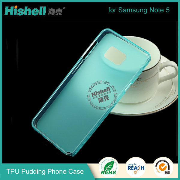 Hot Selling Soft TPU Pudding Phone Case  for Samsung Note 5