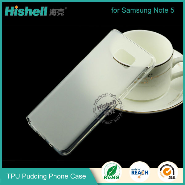 Hot Selling Soft TPU Pudding Phone Case  for Samsung Note 5