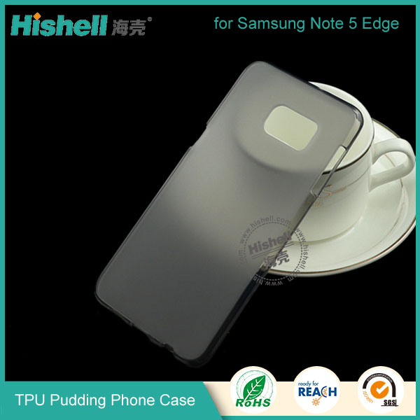 Hot Selling Soft TPU Pudding Phone Case  for Samsung Note 5 Edge