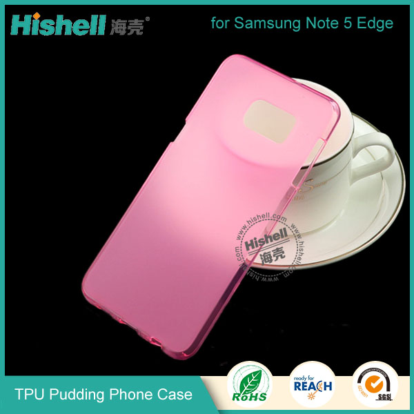 Hot Selling Soft TPU Pudding Phone Case  for Samsung Note 5 Edge