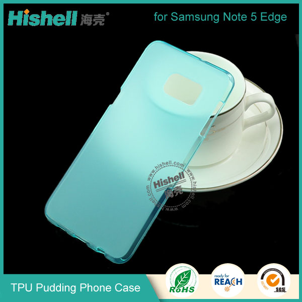 Hot Selling Soft TPU Pudding Phone Case  for Samsung Note 5 Edge