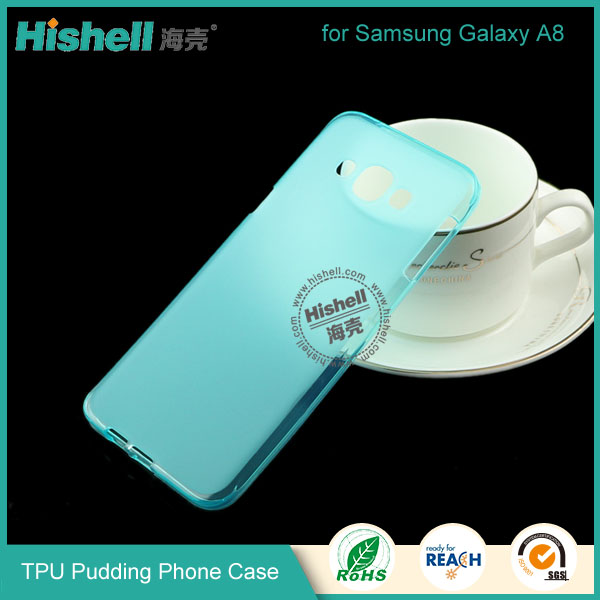 Hot Selling Soft TPU Pudding Phone Case  for Samsung A8