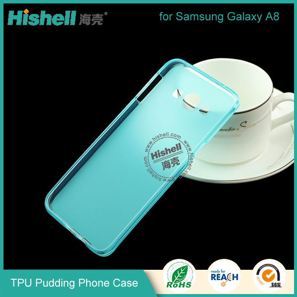 Hot Selling Soft TPU Pudding Phone Case  for Samsung A8