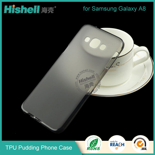 Hot Selling Soft TPU Pudding Phone Case  for Samsung A8