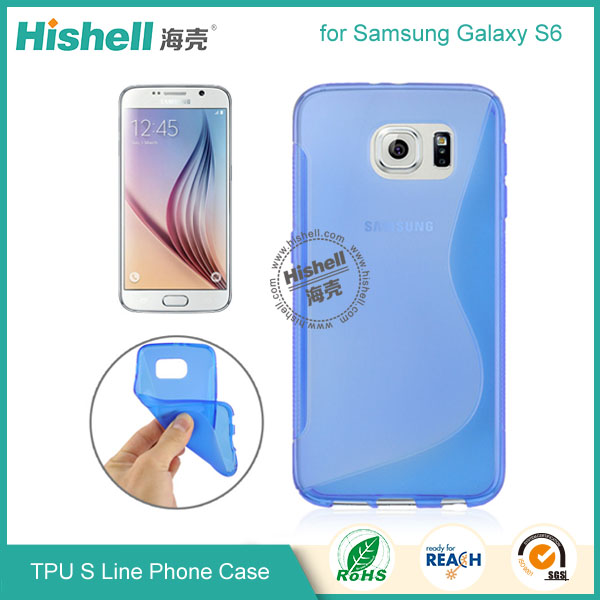 Hot Selling Soft TPU S Line Phone Case  for Samsung S6