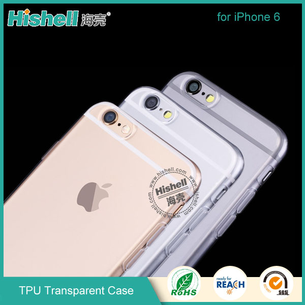 TPU Transparent Mobile Phone Case for iPhone 6