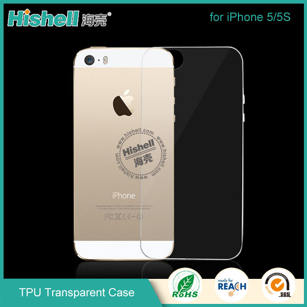 TPU Transparent Mobile Phone Case for iPhone 5/5S
