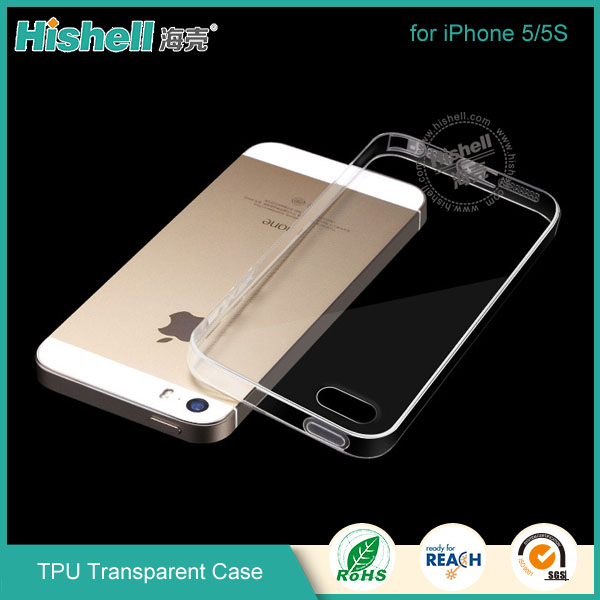 TPU Transparent Mobile Phone Case for iPhone 5/5S