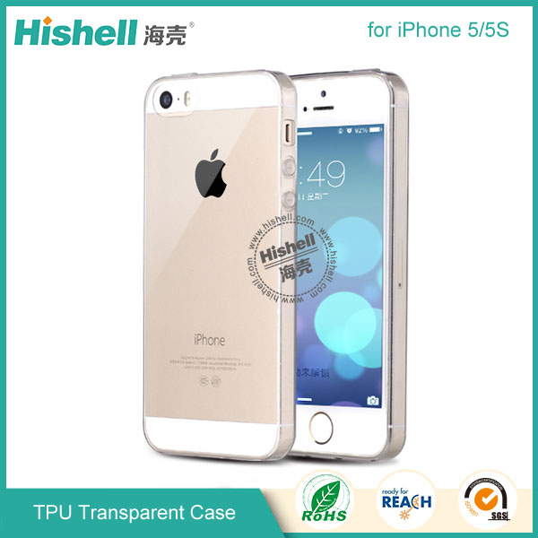 TPU Transparent Mobile Phone Case for iPhone 5/5S