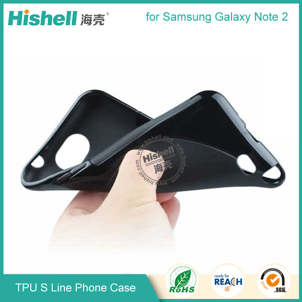 TPU S Line Phone Case for Samsung Note2