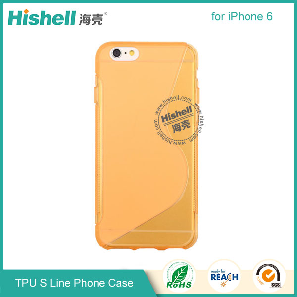 TPU S Line Phone Case for iPhone6