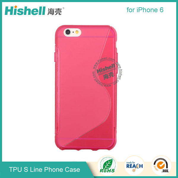 TPU S Line Phone Case for iPhone6