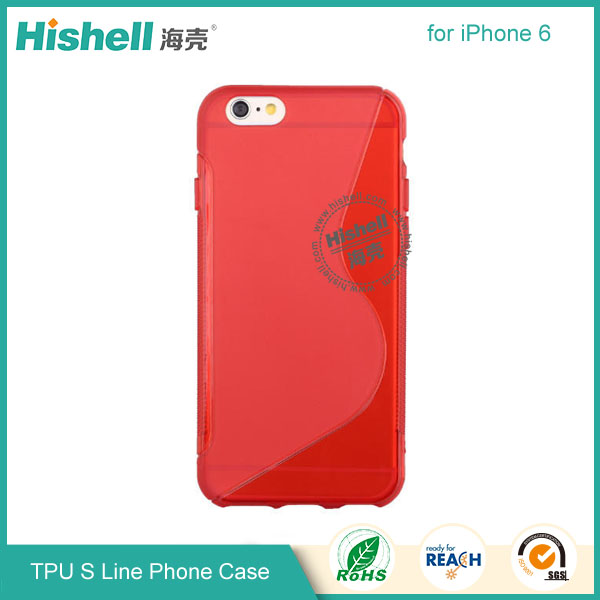 TPU S Line Phone Case for iPhone6