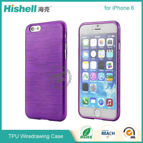 TPU Wiredrawing Case for iPhone 6
