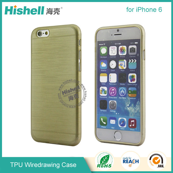 TPU Wiredrawing Case for iPhone 6