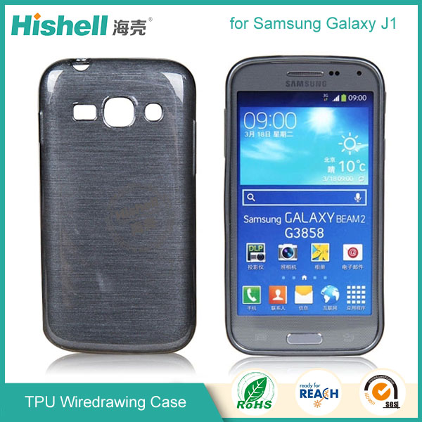 TPU Wiredrawing Case for Samsung J1