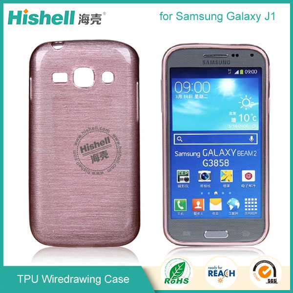 TPU Wiredrawing Case for Samsung J1