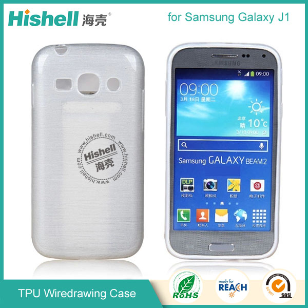 TPU Wiredrawing Case for Samsung J1