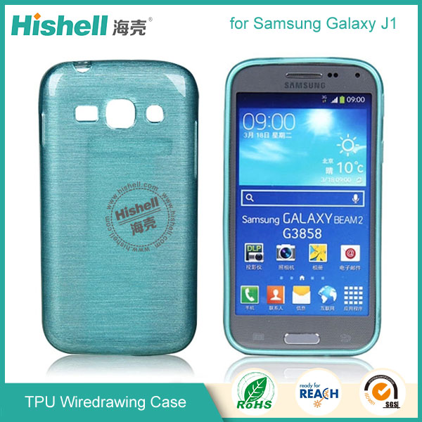TPU Wiredrawing Case for Samsung J1