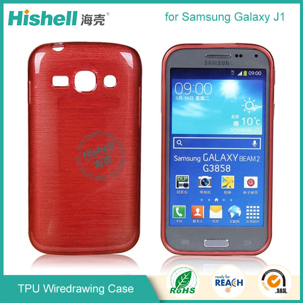 TPU Wiredrawing Case for Samsung J1