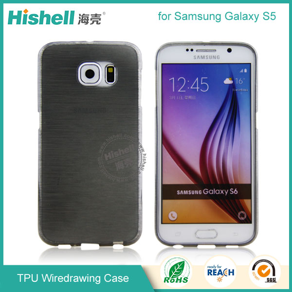 TPU Wiredrawing Case for Samsung S6