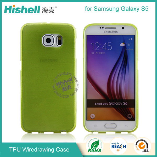 TPU Wiredrawing Case for Samsung S6