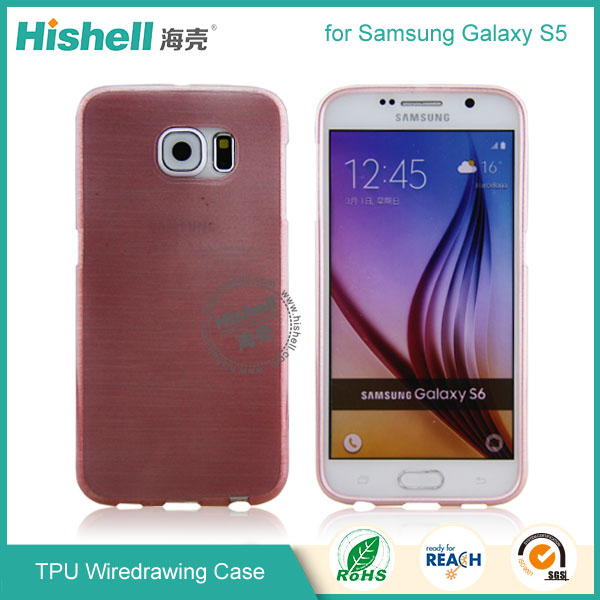 TPU Wiredrawing Case for Samsung S6