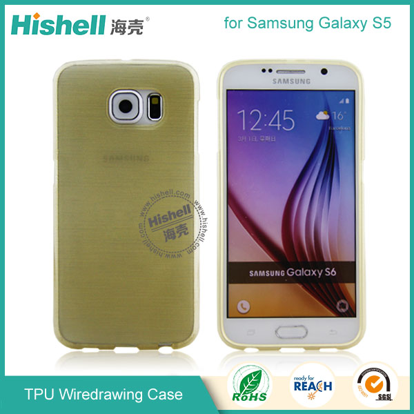 TPU Wiredrawing Case for Samsung S6