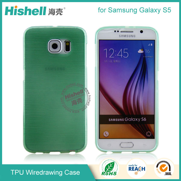 TPU Wiredrawing Case for Samsung S6