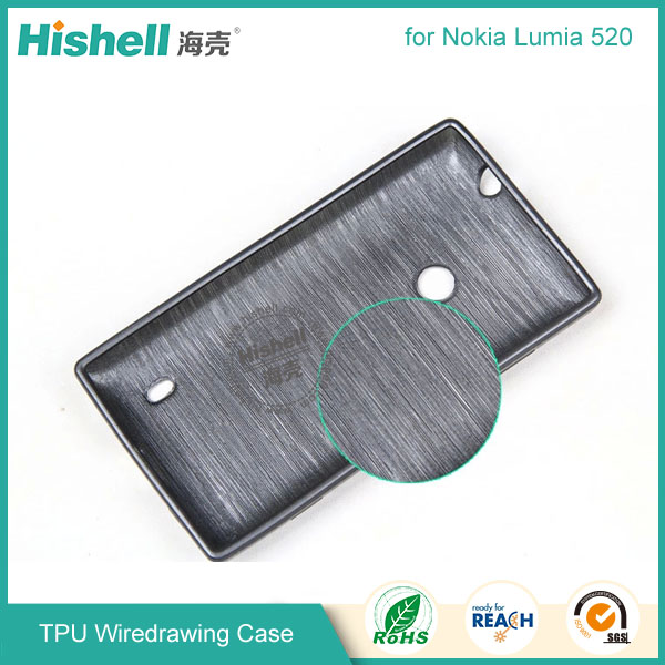 TPU Wiredrawing Case for Nokia 520